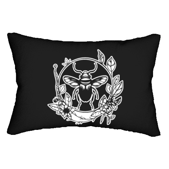 Bug Beetle Insect Lumbar Pillows