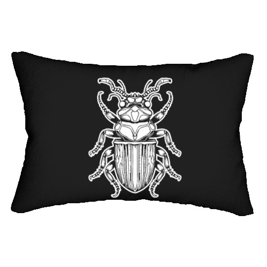 Bug Beetle Insect Lumbar Pillows