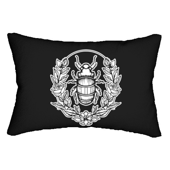 Bug Beetle Insect Lumbar Pillows