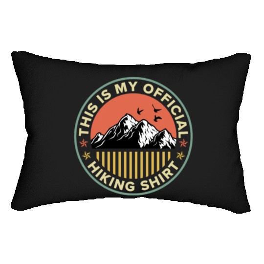 This is my Official Hiking Lumbar Pillows Wanderlust
