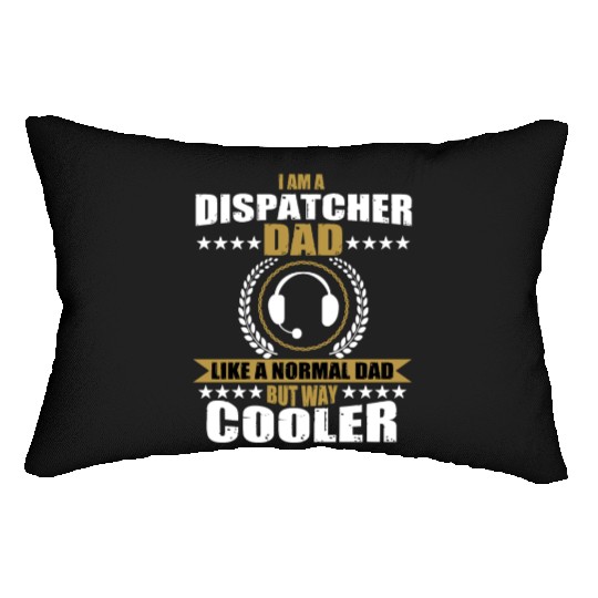 Funny Dispatcher Dad Saying 911 Emergency Calls Lumbar Pillows
