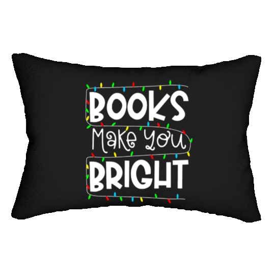 Librarian Christmas Book Library Science Major Lumbar Pillows