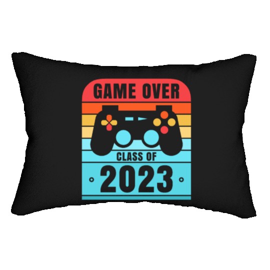 Game Over Class of 2023 Grad 2023 Graduation Lumbar Pillows