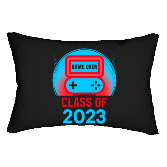 Game Over Class of 2023 Video Games 2023 Gamer Lumbar Pillows