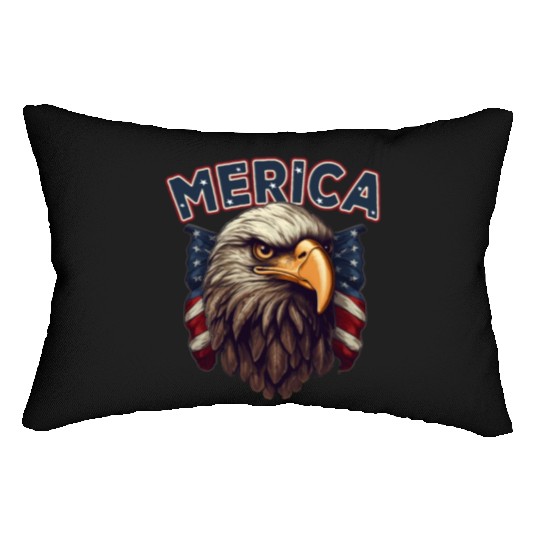 USA Independence Day 4th of July Labor Day Lumbar Pillows