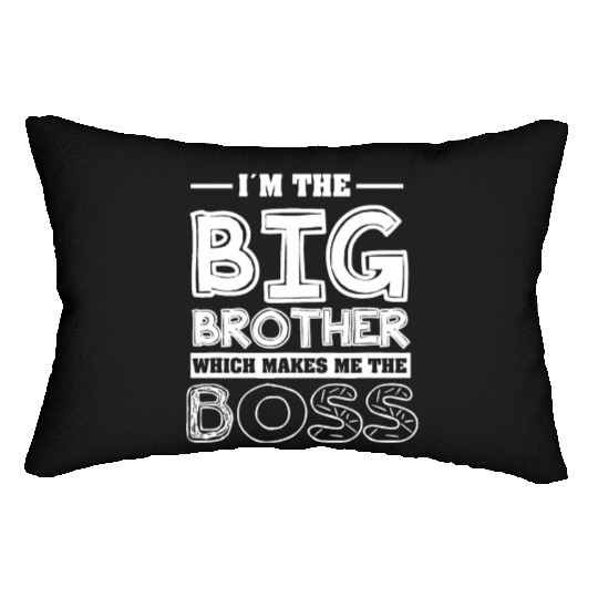 Im the big brother - Funny Big Brother Boy Lumbar Pillows