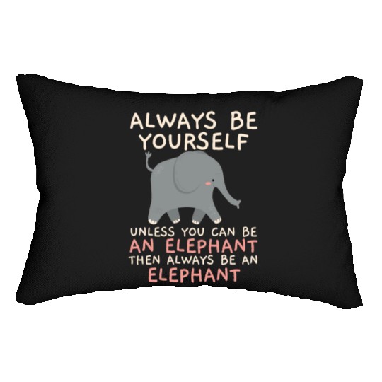 Elephant Lover Wildlife Animal Zoo Zookeeper Lumbar Pillows