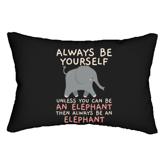 Elephant Lover Wildlife Animal Zoo Zookeeper Lumbar Pillows