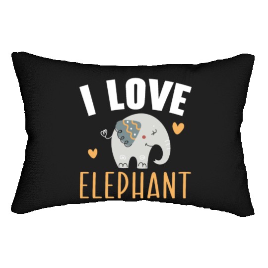 Elephant Lover Wildlife Animal Zoo Zookeeper Lumbar Pillows