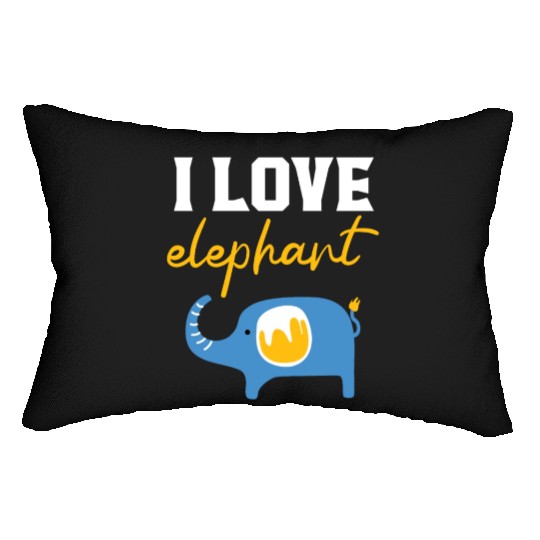 Elephant Lover Wildlife Animal Zoo Zookeeper Lumbar Pillows