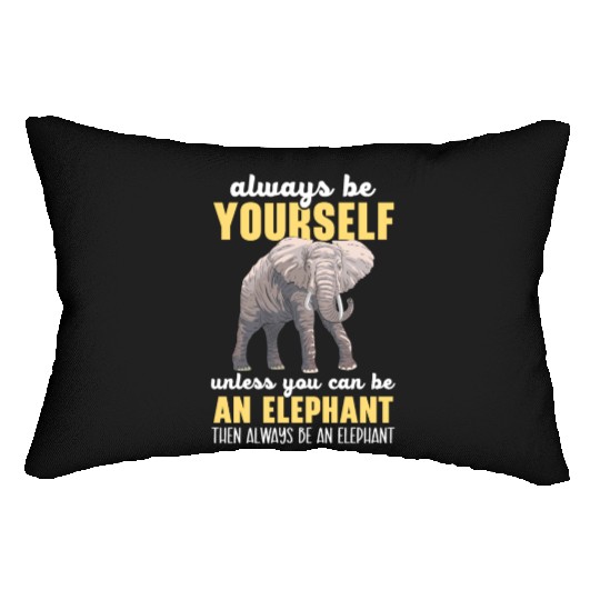 Elephant Lover Wildlife Animal Zoo Zookeeper Lumbar Pillows