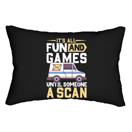 Postal Worker Mail Lady Mail Carrier Postal Lumbar Pillows