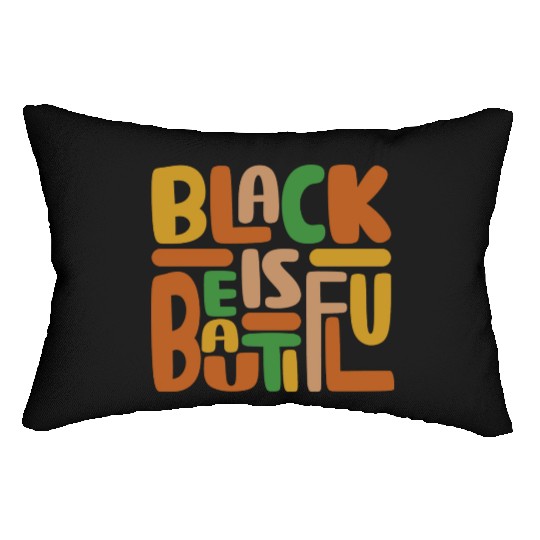 Black Is Beautiful Lumbar Pillows
