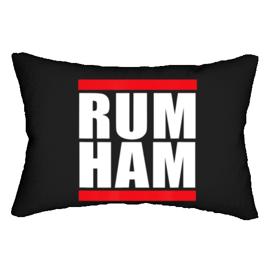 Unique S Womens Rum Ham Blue Small Us Lumbar Pillows