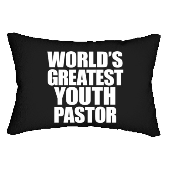 World s Greatest Youth Pastor Lumbar Pillows