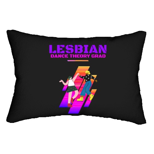 Lesbian Dance Theory Grad Pride Lumbar Pillows