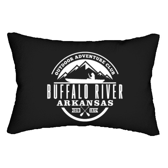 Canoe Buffalo River Lumbar Pillows