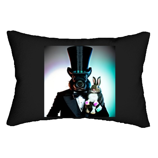 Wonder the Wandering Rabbit Lumbar Pillows