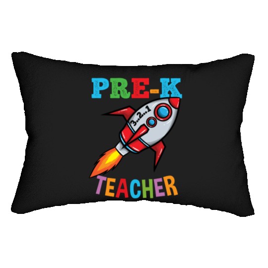 Space Pre K Teacher Preschool Back To School Lumbar Pillows