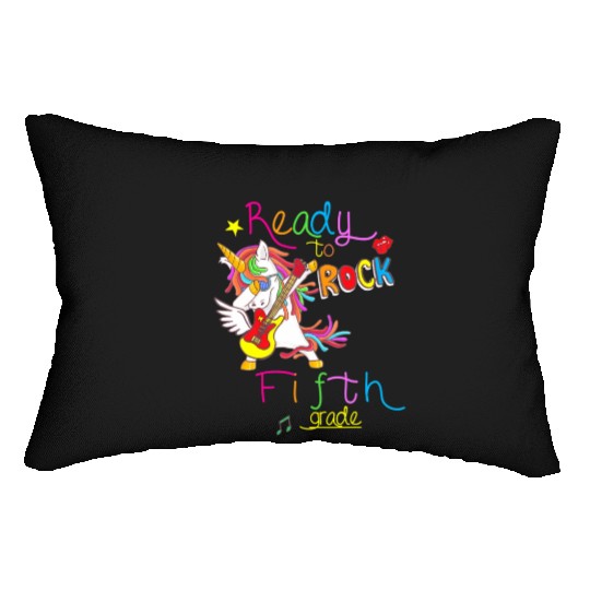 Ready to rock Fifth grade Back to school Lumbar Pillows