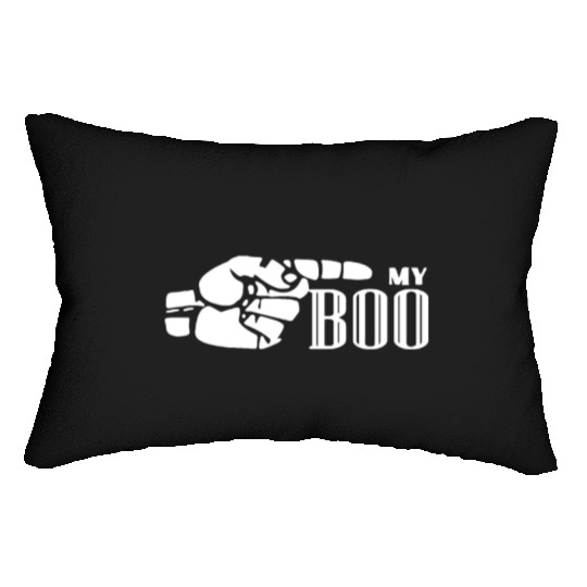 My Boo Gift for Couples His & Hers Valentine's Mat Lumbar Pillows