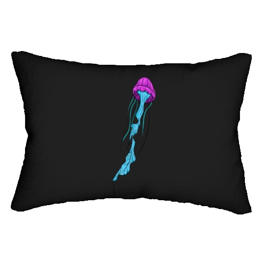 JellyFish Art Lumbar Pillows