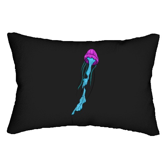 JellyFish Art Lumbar Pillows