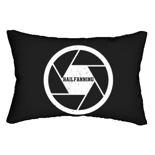 Great Railfanning Apparel Locomotive Train Lumbar Pillows