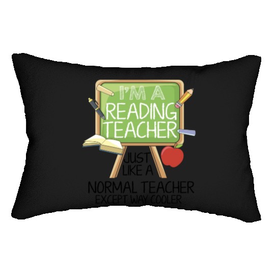 Reading Teacher Lumbar Pillows