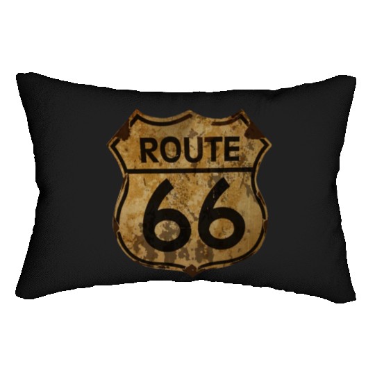 Route 66 USA Lumbar Pillows