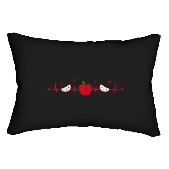 Apples Heartbeat Apple Picking Farmer Picker Lumbar Pillows