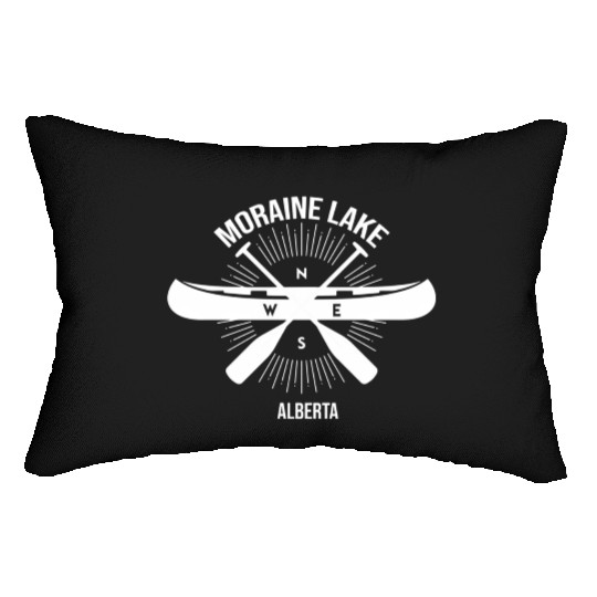 Moraine Lake Alberta Canada Banff National Park Lumbar Pillows
