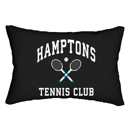 Hamptons Tennis Club Preppy New York Montauk Varsi Lumbar Pillows