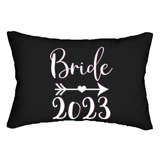 Bride To Be 2023 Engagement Getting Married Lumbar Pillows