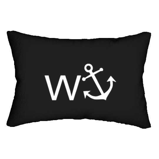 W Anchor Wanker Jerk Slang Lumbar Pillows