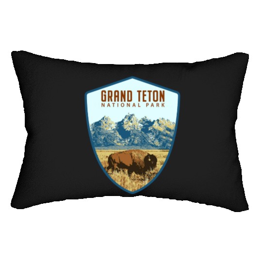 Grand teton national park Lumbar Pillows