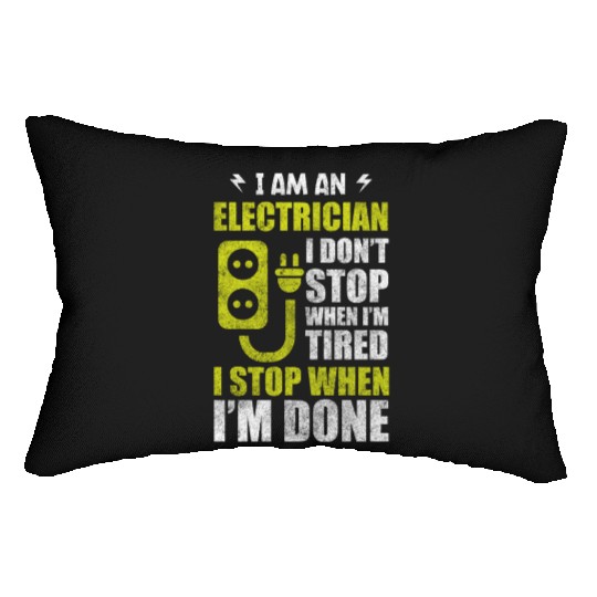 Electricity Craft Voltage Work Lumbar Pillows