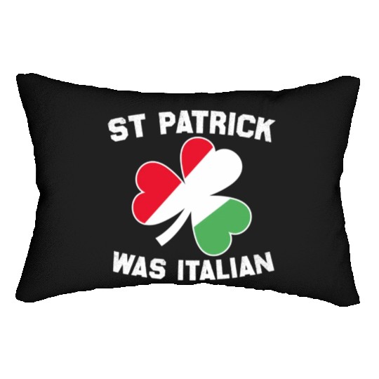 St Patrick'S Day Pajama St PatricWas Italian Saint Lumbar Pillows