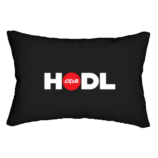 Ape Hodl Apes Together Strong Short Squeeze Lumbar Pillows