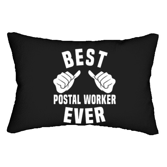 Best Postal Worker Ever Lumbar Pillows