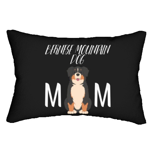 Bernese Mountain Dog Mum Mama Bernese Mountain Dog Lumbar Pillows
