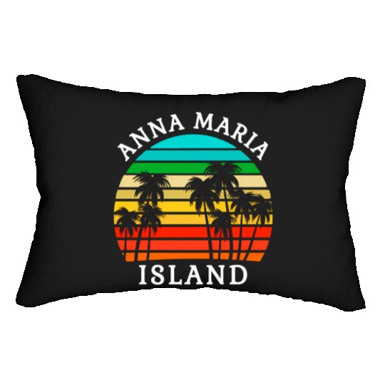 Anna Maria Island Florida Family Vacation Lumbar Pillows