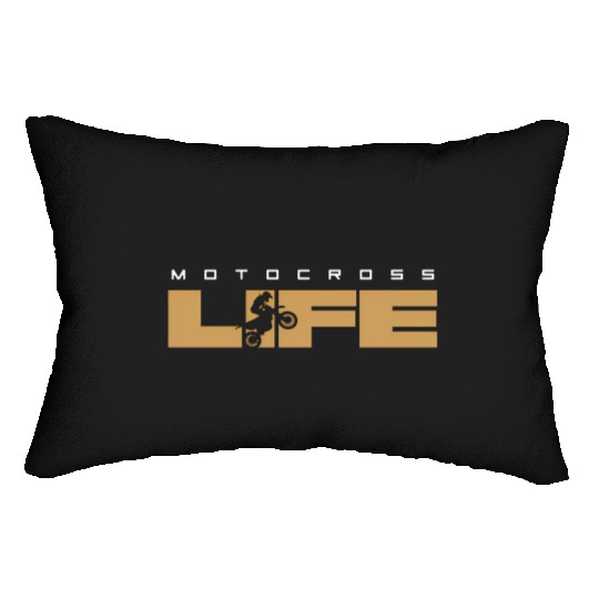 Dirt Bike Motocross Lumbar Pillows
