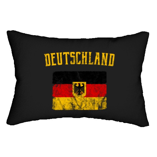 Deutschland German Flag Lumbar Pillows