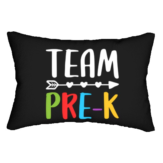 Team Pre-K Teacher Back To School Lumbar Pillows