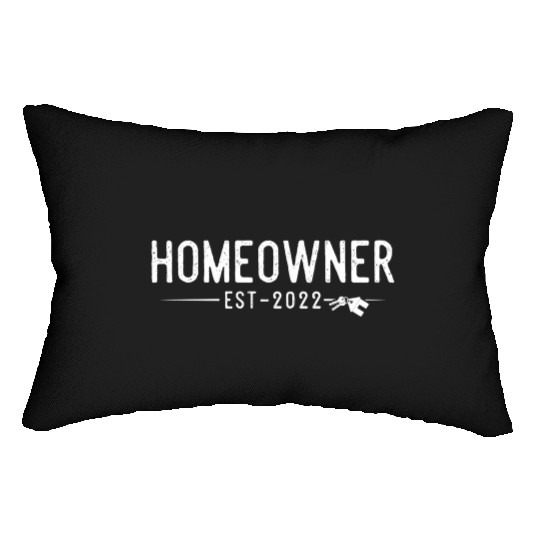 Homeowner 2022 First Time Home Owner Proud His Her Lumbar Pillows
