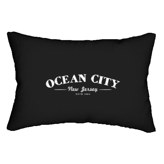Ocean City New Jersey Shore Lumbar Pillows