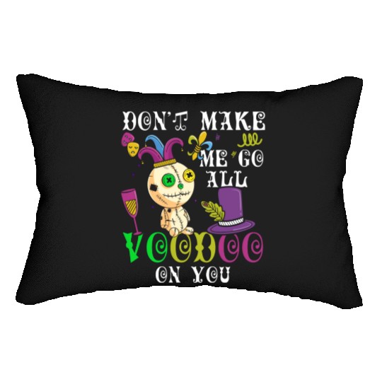 Carnival New Orleans Fool Lumbar Pillows