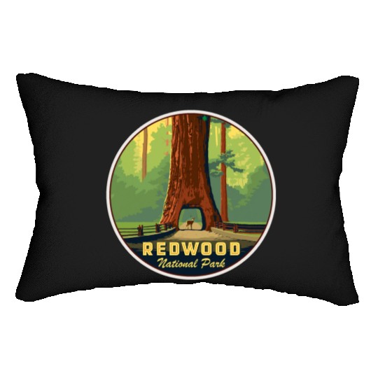 Redwood National Park Lumbar Pillows