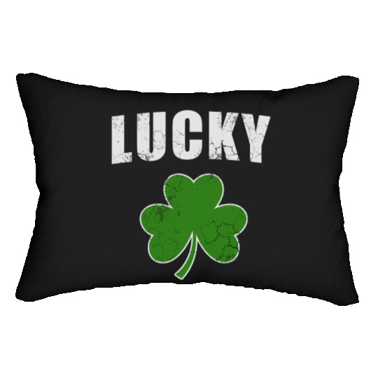 Lucky Irish Shamrock St Patrick'S Day Youth Lumbar Pillows
